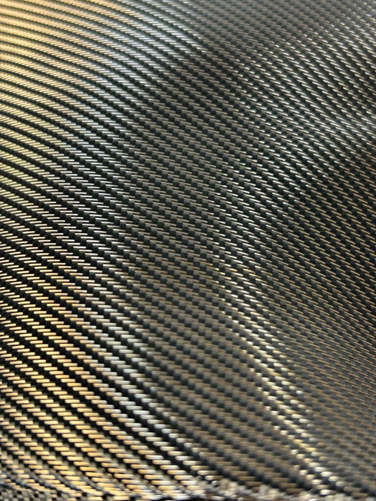 Carbonteile-Herstellung und Composites 9 (D56) Designgewebe Köper 300g/m² mit bronze Metallfaden fein gewebt - 1,1m²