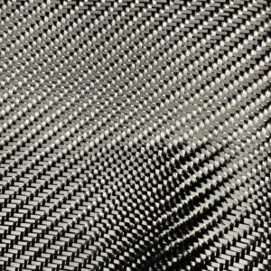 (K128) Carbongewebe Köper 200g/m² - 2,5m² mit Kevlar/Kennfaden